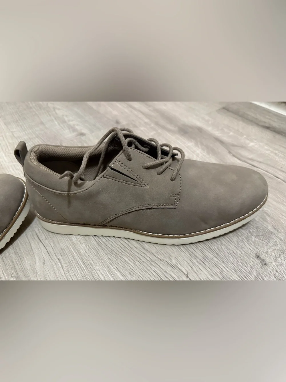 Goodfellow & Co Taupe Chukka-Style Lace-Up Shoes